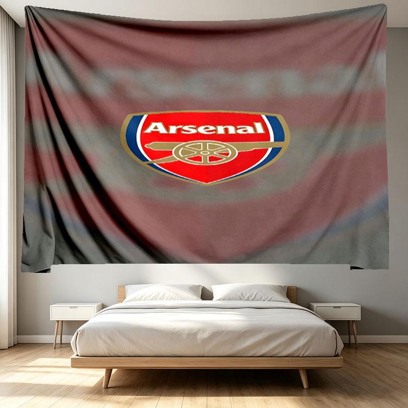 football team.C Print Tapestry - Portable Wall Decor Cloth, for Home, Dorm, Travel, Bedroom, Living Room - Ideal Birthday Housewarming Gift
