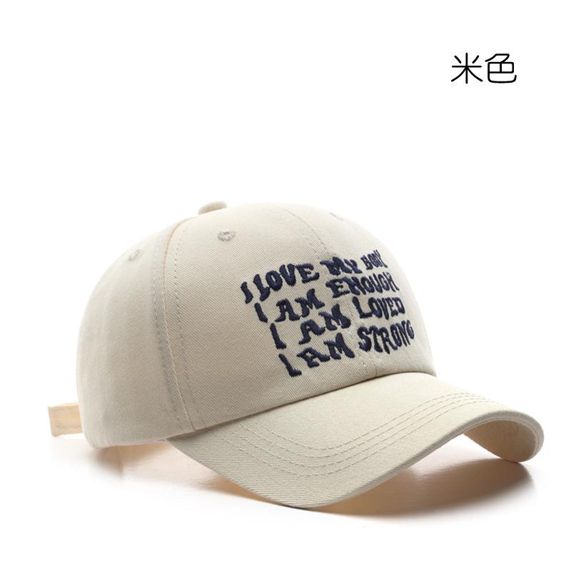   Men Retro Embroidered Baseball Cap Adjustable Casual Cotton Sun Protection Hats Unisex Women Solid Color Visor Spring Hats