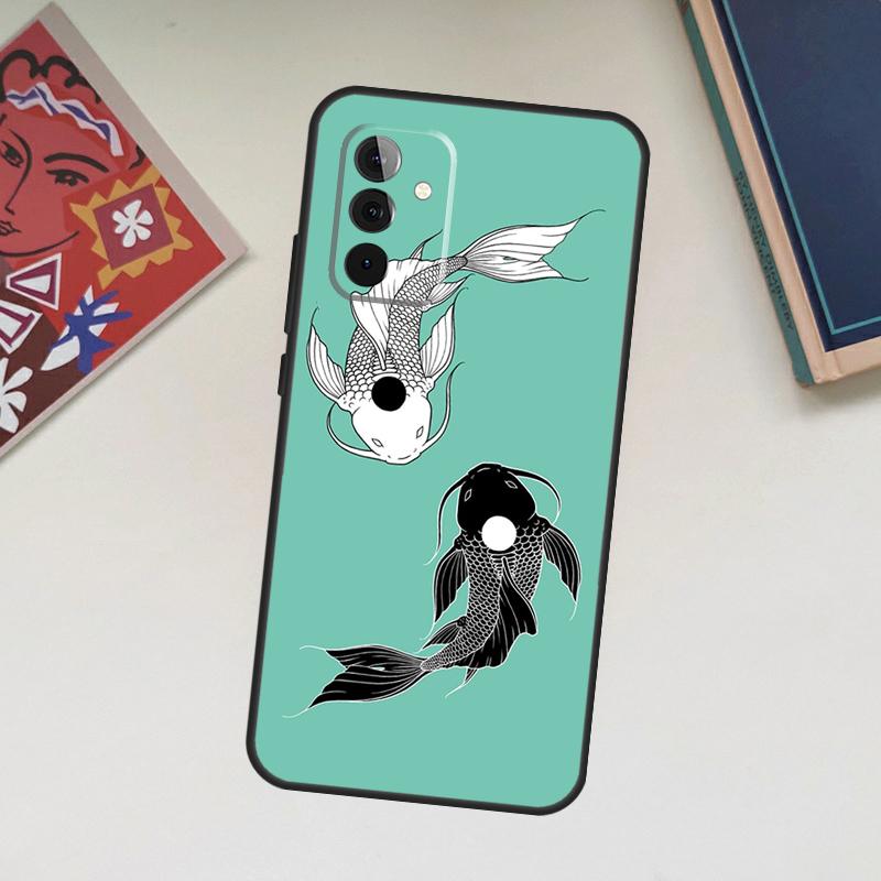 

Koi Fish Yin Yang Case For Samsung Galaxy A34 A54 A14 A56 A52 A53 A16 A26 A36 A55 A35 A15 A32 A12 A33 A13 A17 Samsung A22 4G