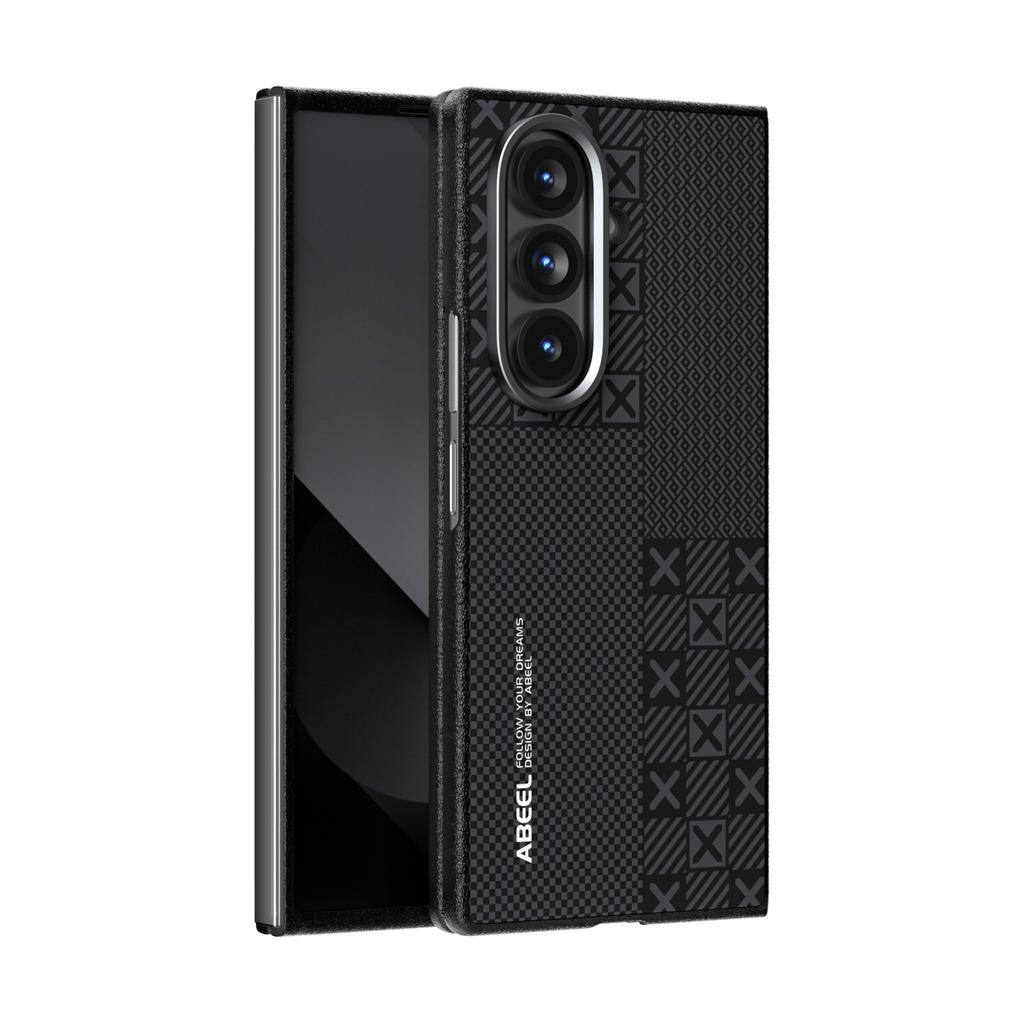 Für Samsung Galaxy Z Fold 7 Hülle Harte Business Carbonfaser Metall Linse Magnetische Schutzhülle Für Galaxy Z Fold7 Schale