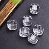 Natural Clear Quartz Faceted Cube Beads for DIY Handmade Bracelets & Necklaces