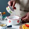 Cute Ceramic Milk Jug With Handle Espresso Cup Milk Cup Seasoning Sauce Vinegar Jug Coffee Syrup Jar Dipping Bowls