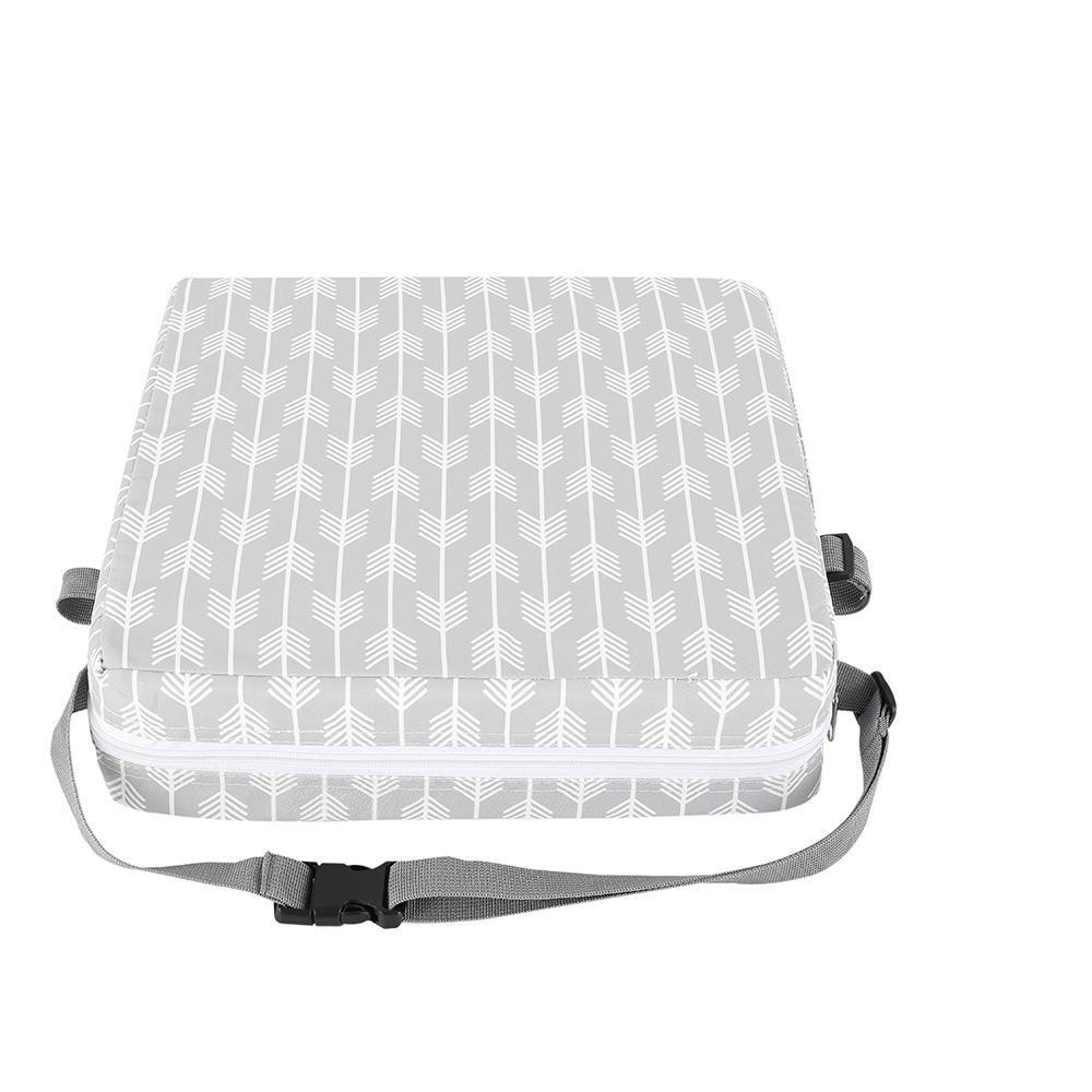 Children Booster Seat Pad Kids Dining Table Non Slip Cushion Adjustable Car Safety Belt and Fastening Strap Thickened Breathable