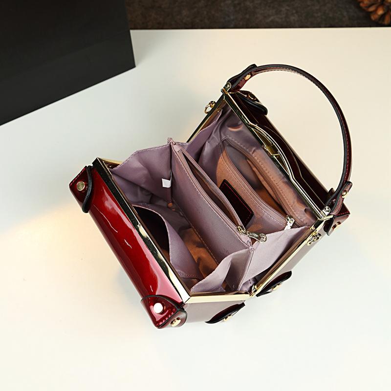 Mini small bag new fashion high-end niche design women's leather box crossbody bag