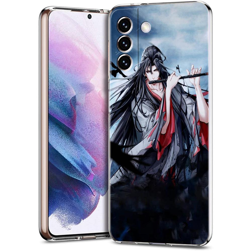 Mo Dao Zu Shi Phone Case for Samsung Galaxy S23 S20 FE S22 S21 Ultra M21 M22 M32 S10 S10E S9 S8 Plus 5G Transparent Shell Capas