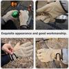 1Pair of Anti-scald Protector Gloves Suitable for Barbecue Camping OutdoorCooking Heat Resistant Wear Resistant ProtectiveGloves