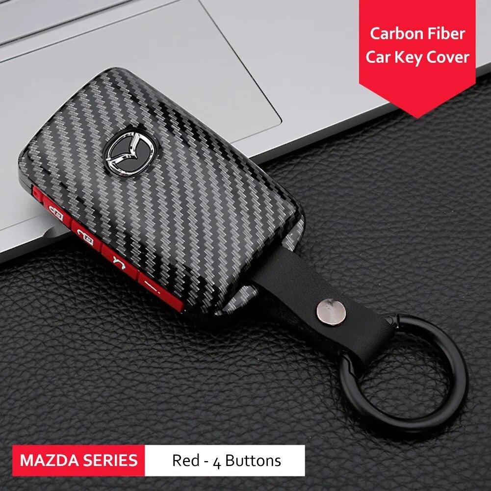 Car Key Case Cover For Mazda 3 BP Alexa CX-5 CX5 CX 5 CX8 CX9 CX-30 CX30 MX5 RF MX 5 CX4    2022 2023 Accessories