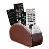 Remote Control Rack with PU 5 and a Remote Control Ideal for Stationery and Desktop Stylish, Waterproof, Multi-functional Leather, Compartments,