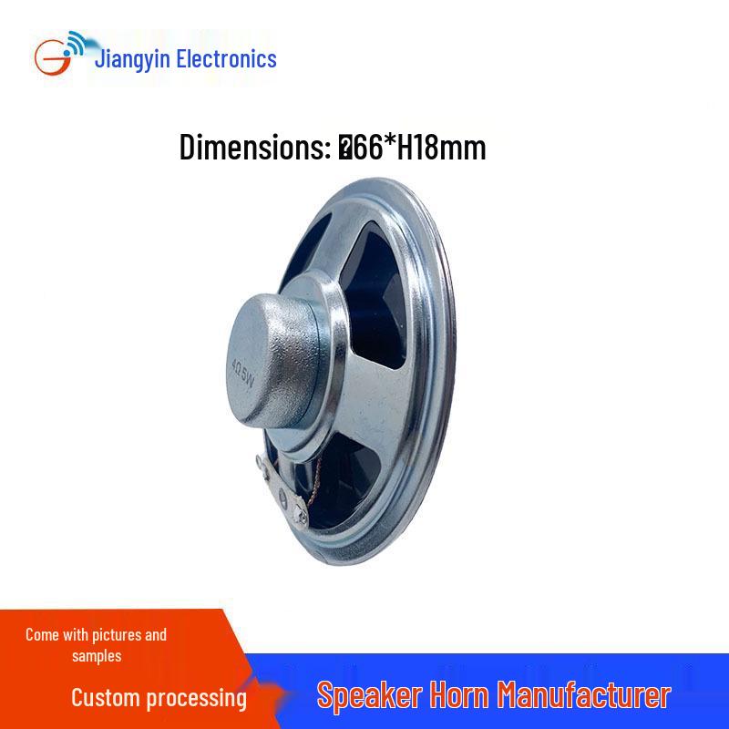 66mm Round 4 Ohm 5W Outdoor AI Voice Waterproof Speaker with Strong Magnet