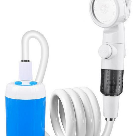 

Обновленный портативный напорный набор для душа на открытом воздухе для кемпинга и общежитий