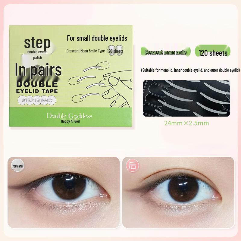 Invisible Matte Double Eyelid Stickers: Seamless & Natural for Puffy Eyes. 120 Pairs