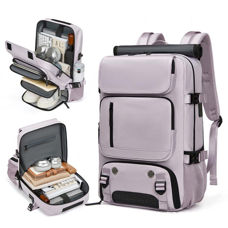 Men's Multifunctional Large Capacity Water-Resistant Outdoor Travel/Camping Backpack and Crossbody Bag
