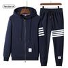Trendy Hooded Jacket & Sweater Suit for Young Couples – Casual & Loose Fit
