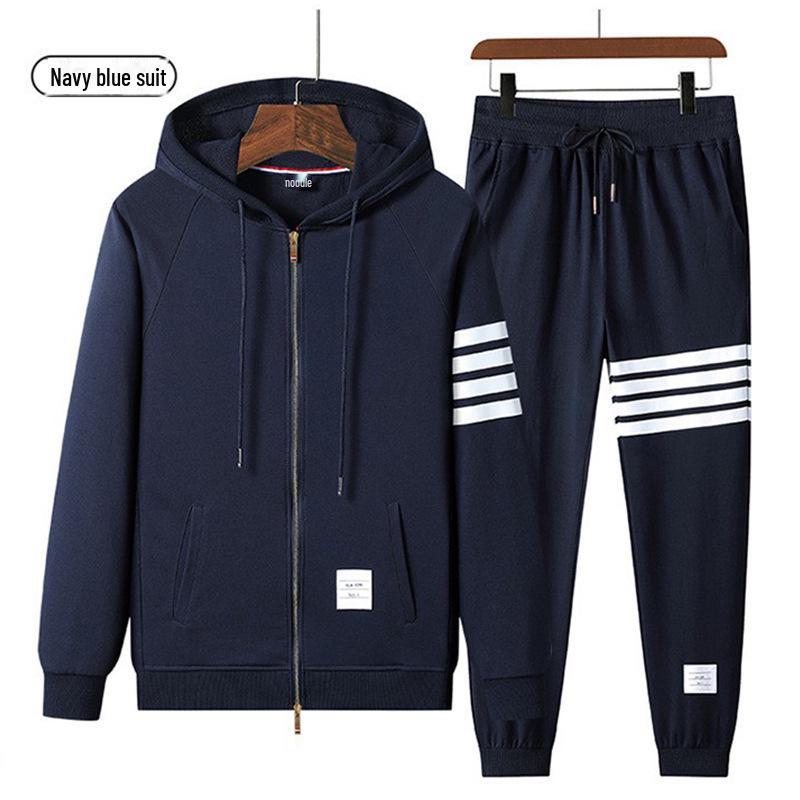 Trendy Hooded Jacket & Sweater Suit for Young Couples – Casual & Loose Fit