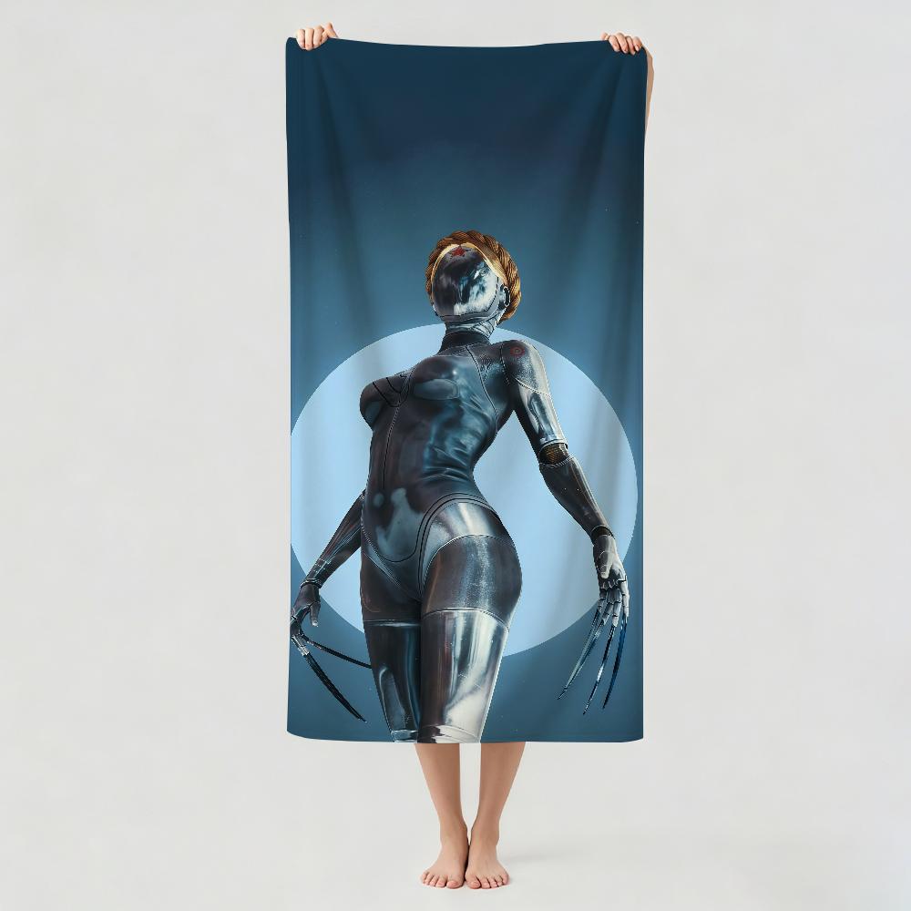 Adventure Game A-Atomic H-Heart Towel Drying Bath Towel Applicable To Light Swimming Camping Yoga Beach Out