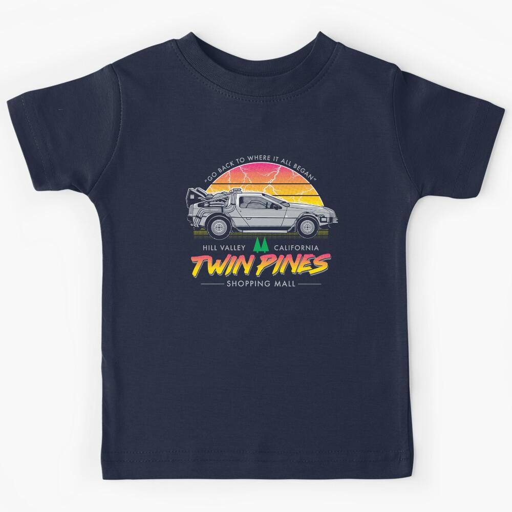 Back to the Mall - Retro 80s Sci Fi  Movie Kids T-Shirt 140