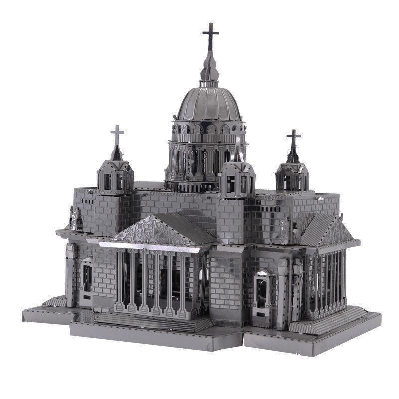 3D Metal DIY Puzzle Model Kit for Adults: Interlocking Educational Toy