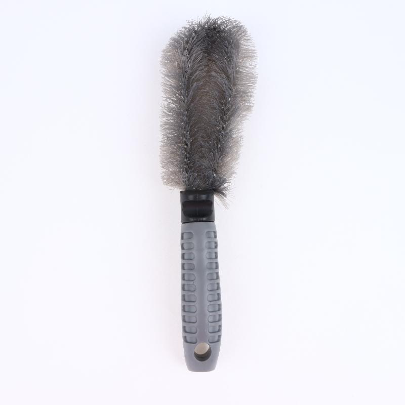 Motorcycle Wheel Detailing Brushes 2Pcs Stain Removal Car Tire Cleaning Tools for Auto SUV Truck Care