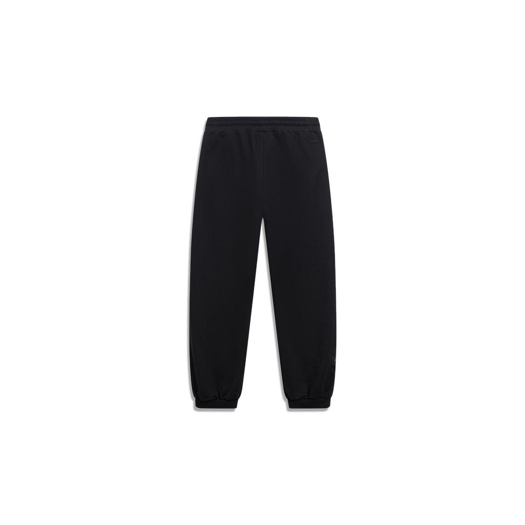 Li Ning Sports Fashion Collection Knitted Sweatpants Men's Black AKLT537-4