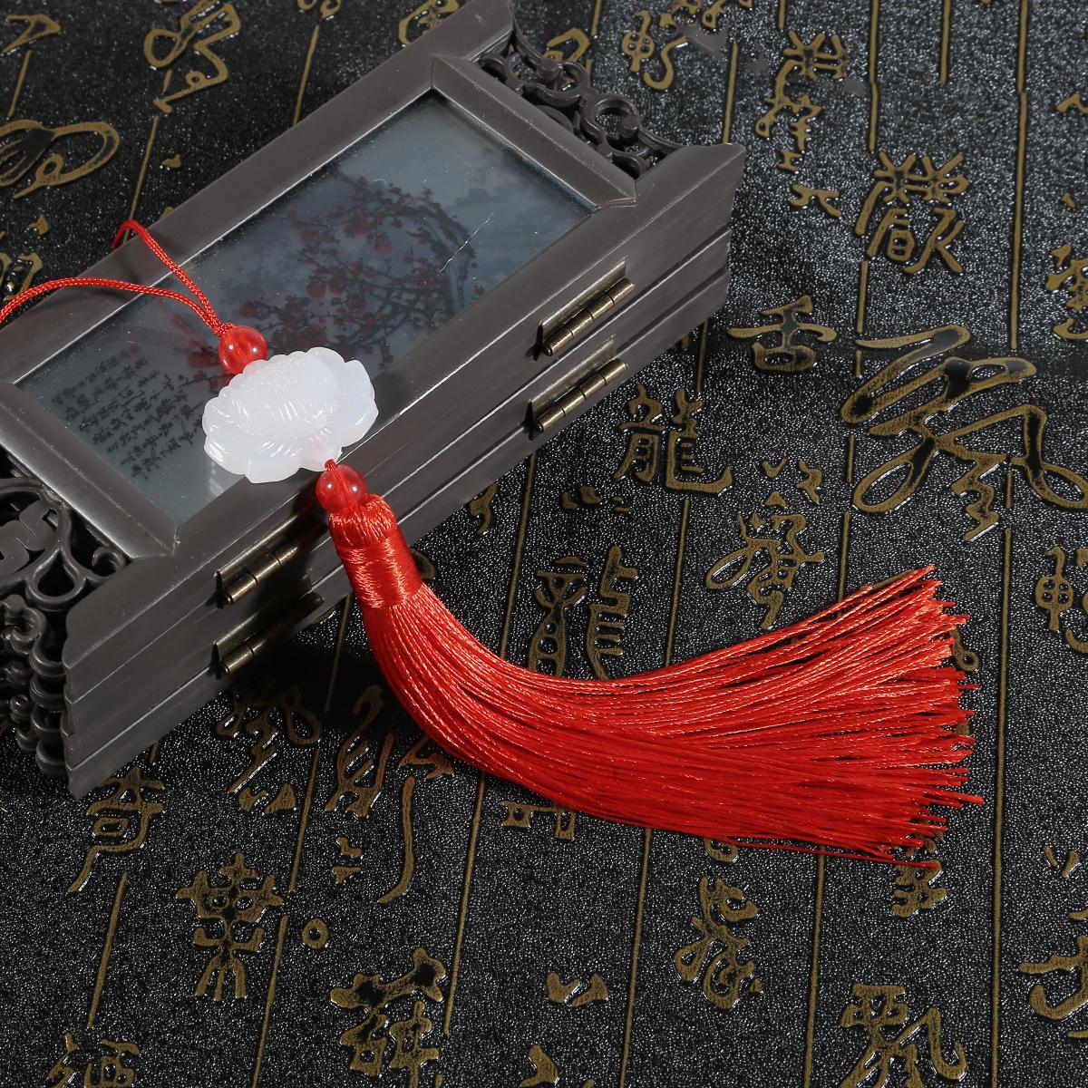 

Бахрома с кистями белого лотоса в стиле ретро для изготовления ювелирных изделий своими руками, аксессуары для трансплантации