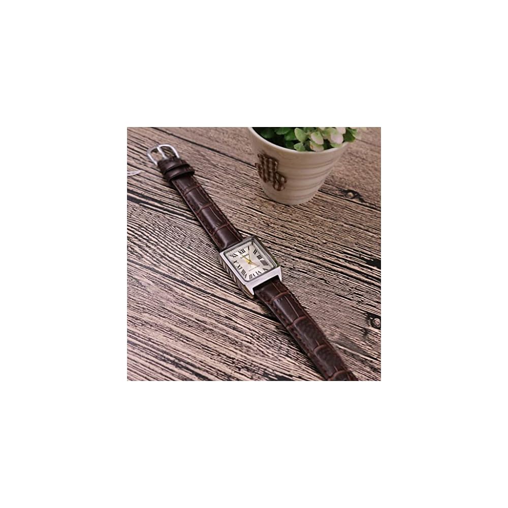 Casio LTP-V007L-9B Women's Rectangular Leather Strap Dress Watch Gold Roman Dial Quartz Movement