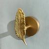 Leaf Ginkgo Brass Angel Bird Dragonfly Wall Hook With Adhesive For Door Decor