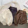 Jungen Kinder Frühling Herbst Kinder Hosen Cord Jungen Hosen Baby Mädchen Outfit Kleidung