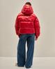 Julia 18800 Short Puffer Jacket Red