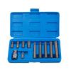 Set di 11 Punte per Chiave Inglese in Acciaio al Cromo Vanadio Manico Ergonomico Kit di Attrezzi Professionale per Meccanici Custodia Compatta