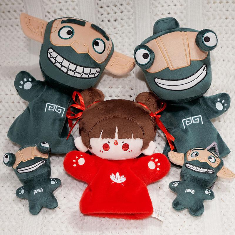 Ne Plush Zha Toy Hand Puppets Featuring Mythical Characters Children Doll Fans