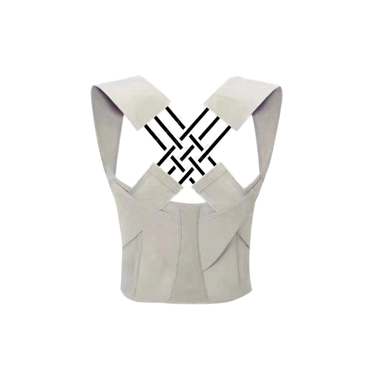 

Adult Spinal Area Posture Correction Belt Shoulder Area Care Camel Straps Pain Relief Body Area Shaping Aid For Male And Female M серый
