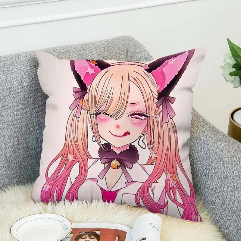 Pillowcases 40*40 Decor Marin Kitagawa Pillow Cases Decorative Cushion Covers for Pillows Pillowcase 45*45 Room Cushions Cover