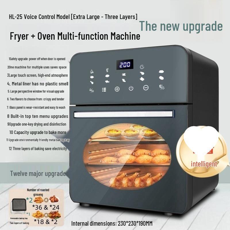 2025 Compact 3-in-1 Air Fryer & Microwave Oven