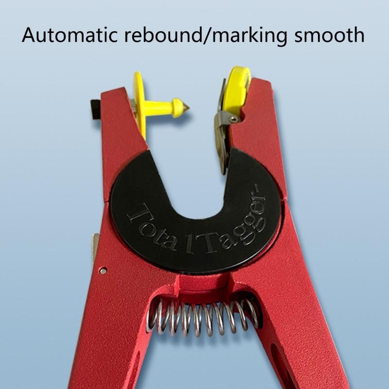 Ear Mark Pliers Durability Alloy Livestock Ear Mark Applicator Animal Ear Piers for Cattle Pigs Sheep Goats and Horses