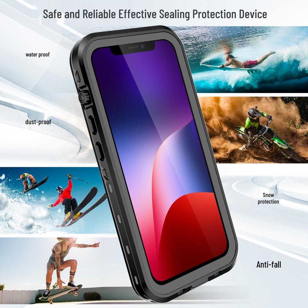 Red Pepper iPhone 13 Waterproof Diving Case: Compact and Outdoor-Friendly Shell