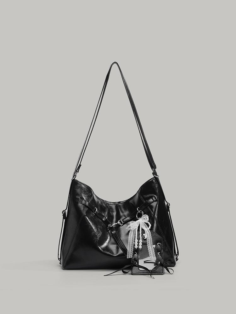 

Premium sense Morning eight commuter large capacity tote bag women s niche retro multi-functional backpack shoulder messenger bag