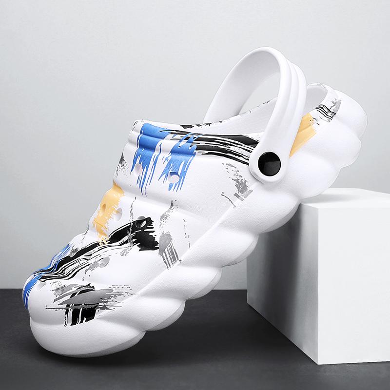 2024 Beach Sandals Men Fashion Fishing Sandals EVA Summer Garden Clogs Men Sandal Outdoor Sports Slippers Zapatos Hombre Size 45