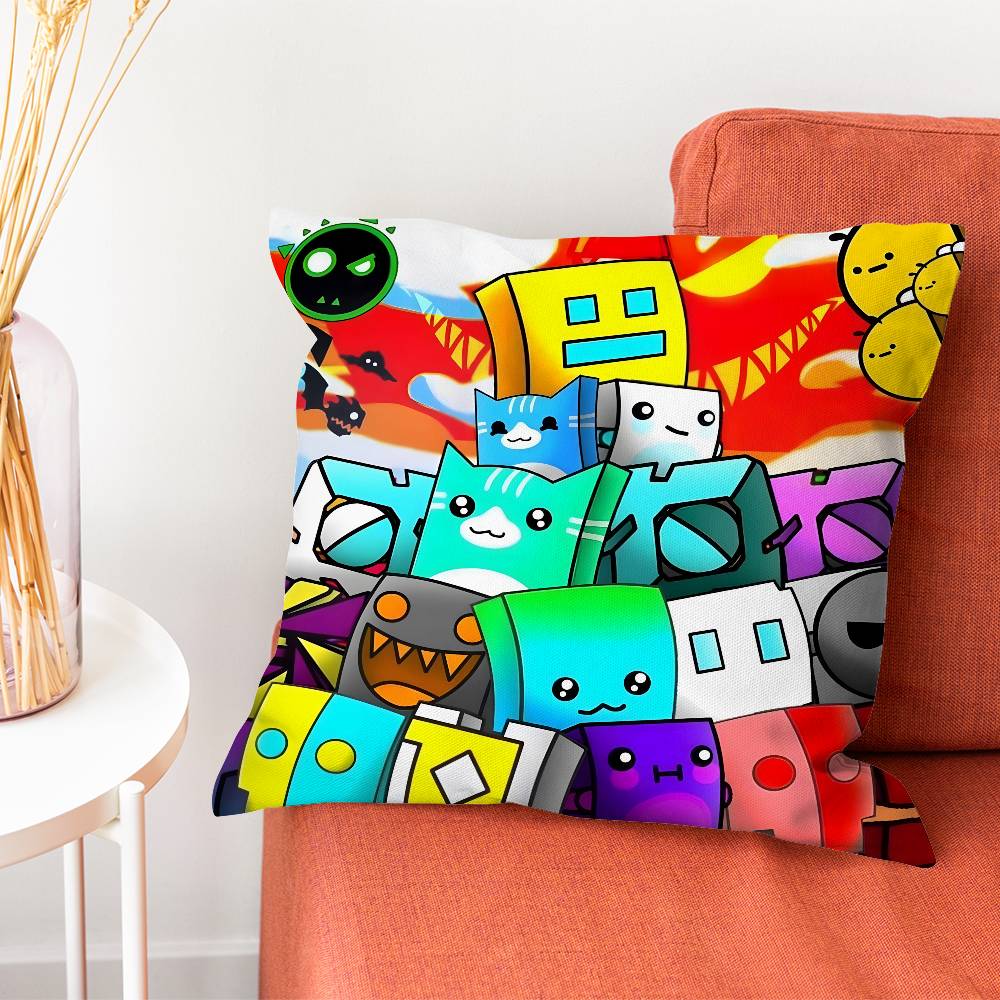 GGeometry Game DDash Pillowcase Pillows for Sofa Cover Decoration Home Decor Items Luxury Pillow Covers Cushion Cushions