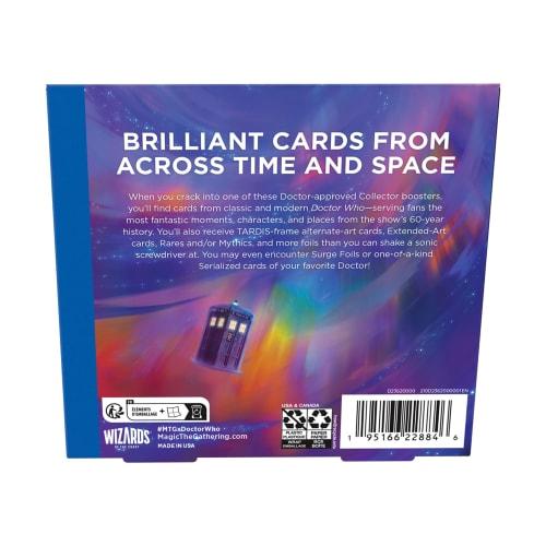 Wizards of the Coast Magic the Gathering Doctor Who Collector Booster (English Version) 12-Pack MTG Trading Card Wizards of the Coast D23620000