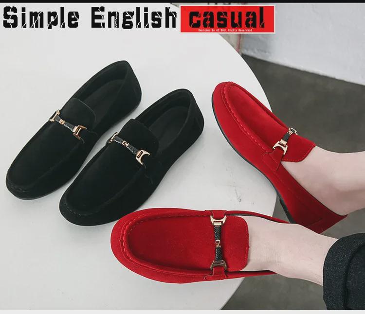 Men's Trendy Slip-On Shoes: Korean and Hong Kong Style
