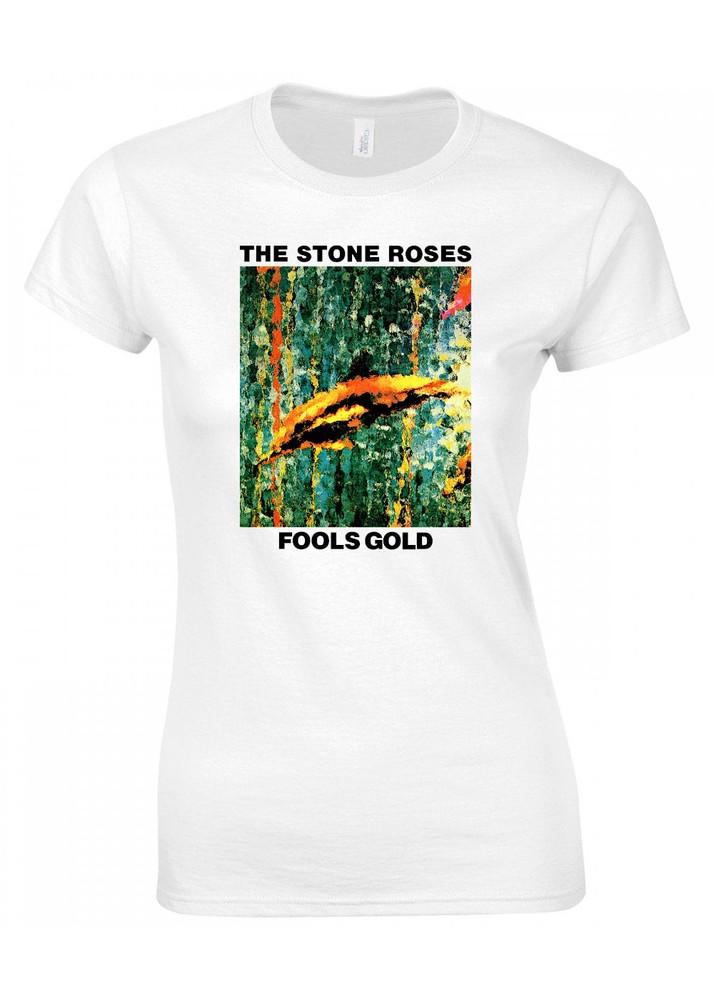 Stone Roses Fools Gold Tshirt 80s Indie Madchester Band Tee Unisex Xs2xl