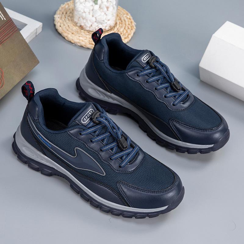 Middle-aged and Elderly Home Walking Shoes Winter New Cotton Shoes Travel Shoes Soft Soles Men's and Women's Same Old People's Sports Shoes