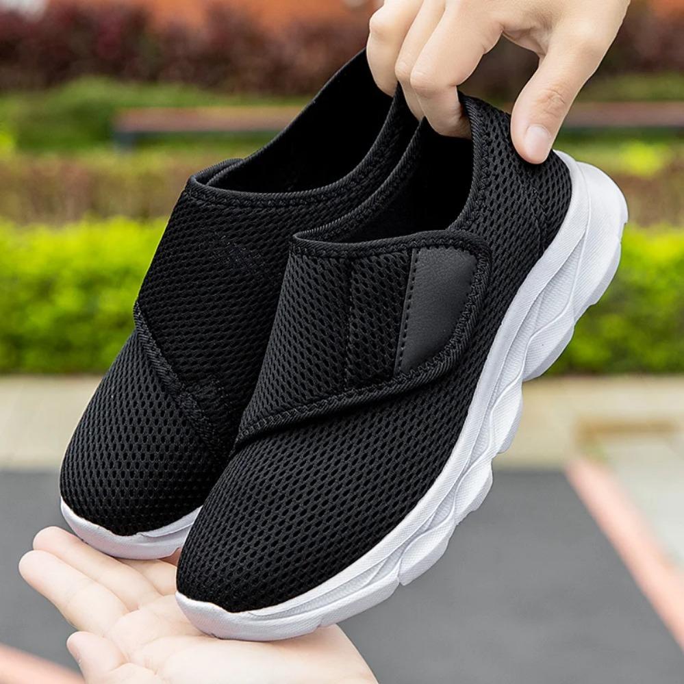 Popolari Scarpe Casual Unisex Ortopediche per Piedi Larghi e Gonfi Eversione dell'Alluce Regolabili Morbide Confortevoli Scarpe per Diabetici Scarpe da Passeggio
