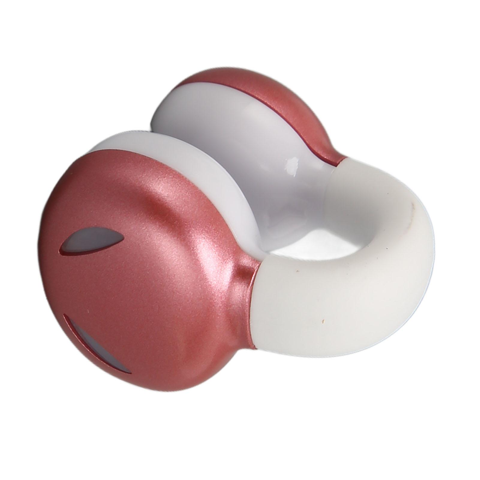 

Bluetooth Clip On Earphones HiFi Stereo Noise Cancelling Waterproof Clip On Open Ear Headphones for Sports Music Calling рожевий