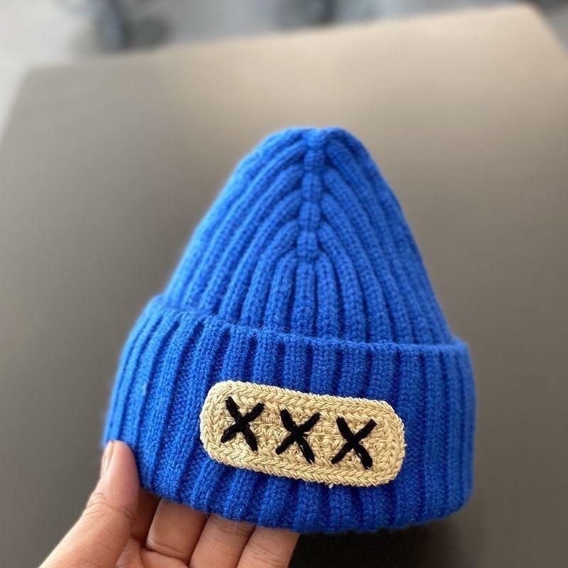 Baby hat autumn and winter children's wool hat cute knitted hat girls pullover hat infant warm hat