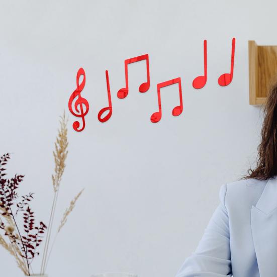 Durable Mirror Sticker Three-dimensional Long-lasting Ornamental