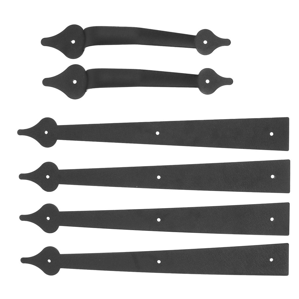 Kohlenstoffstahl Garagentorgriff Dekorative Scharniergriffe für Tür Schuppen Garage Schrank