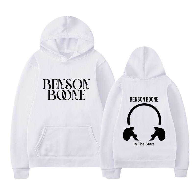 Hooded Sweater Harajuku Funny Benson Boone Sweater, Long Sleeve Men's and Women's Pullover Spot
