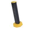 Equal Height Ruler Accurate Double Sided Scale Thickened Rust Proof Gradienter Ruler for Indoor Outdoor Black Inverted