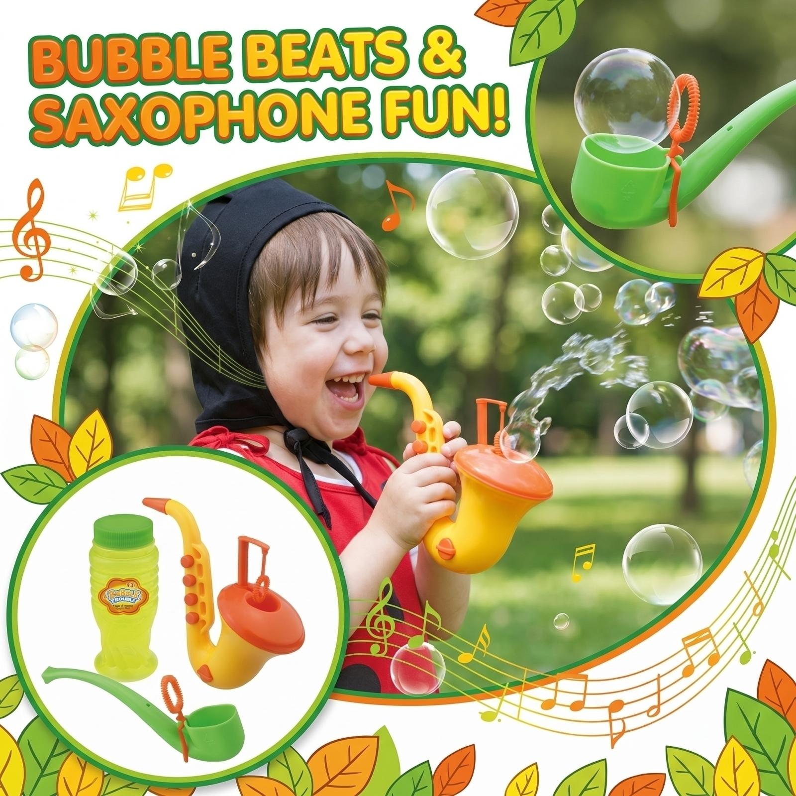 

Saxophone, Pipe, Bubble Machine, Musical Instrument, Bubble Cartoon, Bubble Stick,, Outdoor, Parent-Child Interaction One Size